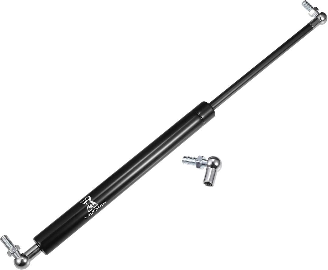 X AUTOHAUX 1 Set 18inch 134lbs/600N Black Lift Supports Struts Shocks Gas Spring with Ball Stud Mounting Bracket Universal for RV Car Truck Boat