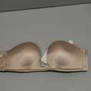 HACI Plunge Deep U Strapless Bra Push Up Demi Everyday Seamless Underwire (Beige, 38A)