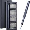 AXTH 25-in-1 Small Precision Screwdriver Set, Professional Magnetic Mini Repair Tool Kit for Phone, Computer, Watch, Laptop, Macbook, Ring Doorbell, Eyeglass, Electronic, [Bearing Steel] Screw Driver