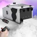 UPGREY Low Lying Fog Machine, 1500W Dry Ice Fog Machine Fog Chiller Ground Fogger Outdoor and Indoor Remote and Wired Control for Halloween Wedding Party Stage Effect