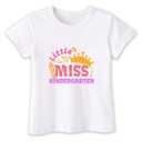 Habudda First Day of Kindergarten Shirt, Little Miss Girl Tee, 4-5T