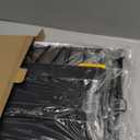 Reeplan 7 Tier Desk File Organizer, Letter Tray Paper Organizer, Metal Desktop Organizers and Accessories for Study and Workspace, for Home Office, Black