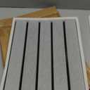 AWW Foldable Stone Bath Mat, Quick Dry Diatomaceous Earth Bath Mat with Non-Slip Mat, Super Absorbent, Easy to Clean, Compact for Small Bathrooms, 23.6 x 15.5, Light Grey