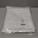 NICETOWN 2 Panels French Door Curtains, Sheer Voile Light Filtering, Rod Pocket Window Treatment for Front Back Patio Glass Door/Rustic Bedroom/Living Room (26 x 72 Inch Long, 2 Panels, White)