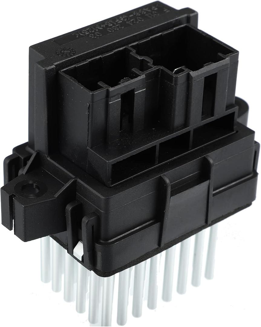 Motoforti Blower Motor Resistor, for Grand Cherokee 2011-2013, Metal, for Vehicle with Automatic Temperature Control, No.68079480AA/68029736AA, Black