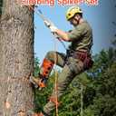 Tree Climbing Spikes Set, 350lbs Load Capacity,1 Pair Climbing Spurs, Tree Climbing Gear with Straps and Spike Protectors, Arborist Equipment for Climbers, Hunting, Lumberjack