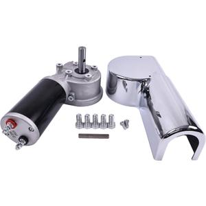 Solarhome 12V 2.0 HP 90:1 45RPM 1500 Watt Dump Truck Roll Tarp Motor with Chrome Cover