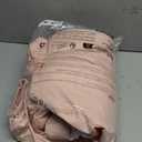 Haloumoning Girls One Piece Snowsuits Kids Puffer Waterproof Hooded Ski Suits Coveralls Winter Jumpsuits 5-14 Years, pink (Size 120)