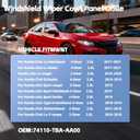 74110-TBA-A00 Lower Engine Splash Shield Guard Compatible with Honda Civic 2016-2021 Replaces 74110TBAA00