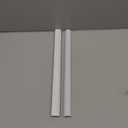 ZhiYo 34in D Cord Hider for Wall Mount TV, Self-Adhesive Cable Hider Kit, PVC Cord Covers for Wires on Wall, White Cable Raceway, Paintable Wire Hiders, 2 x 17 (L) - 1.2" (W) x 0.55" (H)