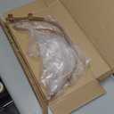 Monarch Abode Plant Hangers – Wall Mount Plant Hooks for Hanging Baskets, 14 Inch Metal Brushed Copper Fence Wall Plants Hanger for Outdoor Indoor, Flower Pot, Bird Feeder, Wind Chime Bracket, 2 Pack