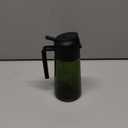 TrendPlain - Original 16oz/470ml Olive Oil Dispenser Bottle for Kitchen Gadgets and Air Fryer Accessories - Olive Oil Sprayer for Cooking w/Stickers - Black