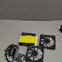 CORSAIR iCUE Link LX120 RGB 120mm PWM Fans Triple Pack  Dual Light Loops  Includes iCUE Link System Hub  CORSAIR AirGuide Technology  Black