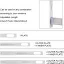 Portable Air Conditioner Window Vent Kit, Adjustable Window Seal with 5.9 Inch Diameter, 59 Inch Length Exhaust Hose for A/C Unit Universal for Sliding Horizontal or Vertical Window