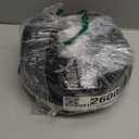 Garage Door Threshold Seal 20FT - Rubber Weatherproof Strip, Water-Resistant Bottom Seal Replacement for Standard Garage Doors, No Adhesive (Black+Yellow)