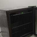 Antarctic Star Mini Fridge Cooler - 12 Bottle 48 Can Beverage Refrigerator Glass Door for Drinks or Beer Wine Small Drink Dispenser for Home, Office or Bar, Electronic Temperature Control1.3cu.ft. (Black)