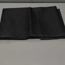 Anley Pack of 2 Fly Breeze 3x5 Foot Solid Black Flag - Vivid Color and Fade proof - Canvas Header and Double Stitched - Plain Black Flags Polyester with Brass Grommets 3 X 5 Ft