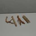 Bird Perch Stand, Pole Standing Natural Wood Bird Perch Set 5PCS Paw Grinding Fork Parrot Cage Branch with Rope for Macaw African Grey Amazon Pet Medium Birds Cage Accessories