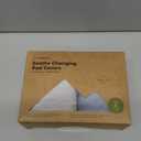 2-Pack Organic Changing Pad Covers for Girl, Boy, Neutral - 100% Cotton Changing Table Pad Cover, Soft Baby Nursery Diaper Changing Pad Sheets, Contour Changing Pads Liners, Change Pad Cover (Steel)