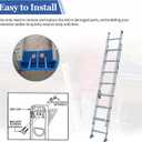 D1100 Series End Cap Kit for Wer-ner Ladder Extension Accessories, Model 25-3 Extension Ladders Parts Rubber End Caps Compatible with Wer-ner Ladder D1122-2, D1124-2, D1124-2AC94, D1128-2, D1132-2