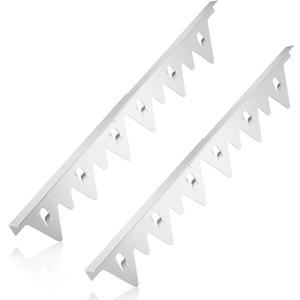 Stove Gap Covers Stainless Steel, 2Pack Retractable Length 13.8" to 27.5" Width 0.79", Heat-Resistant Stove Gap Filler & Range Trim Kit for Gaps Between Stove Top & Counter-Silver