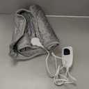 Deepsoon Heating Pad, Electric Heating Pads for Back, Neck, Abdomen, Moist Heating Pad for Shoulder, Knee, Arms, Legs, Dry/ Moist Heat & Auto Shut Off, Christmas Gifts for Men and Women, Light Gray, 24x20 Inch