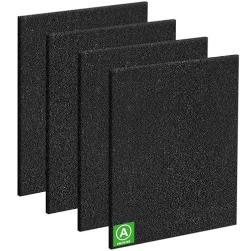 4 Pack HPA300 Pre Filter A, HRF-A300 Pre Kit Filter for Honeywell HPA300 Air Purifier, Precut Activated Carbon Prefilter for HPA300, HPA304, HPA3300, HPA5300, HPA8350 Series
