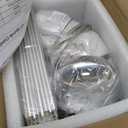 Modern Chrome Sputnik Chandeliers, 9-Light Satellite Pendant Light fixtures, Starburst Firework Ceiling Lights for Bedroom Living Room Dining Room Kitchen Island Hallway, E12 Socket(Dia:19.7'')