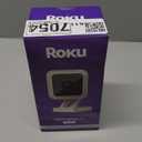 Roku Indoor Camera for Home Security, 1-Pack - Wired Security Camera with 1080p HD Color Night Vision, Works with Alexa & Google, Motion & Sound Detection, Built-in Siren, 90-Day Subscription Included