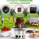 Commercial Chocolate Fountain 5 Tiers 18 lb Stainless Steel