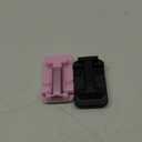 OGMAPLE 2 Pcs MT-6 Cell Phone Holder, Adjustable Angle and Height, Anti-Slip Silicone Pad, Foldable and Portable, Compatible with 4-8 Inch Devices(Black+Pink)