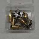 Brass Hose Barb Reducer 5/8" (16mm) to 5/16" (8mm) Reducing Barb Splicer Mender with Stainless Steel Pipe Clamps air Hose Repair kit for Pipe Line/Fuel/Air (Pack of 5) (5/8" to 5/16")
