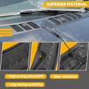 KUAFU Windshield Wiper Cowl Cover Panel Compatible with 2015-2020 Ford F150 Replacement for FL3Z15022A69B Left & Right Front Windshield Wiper Cowl Grille Insert Panel