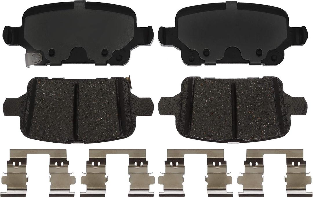 ACDelco Gold 17D1857CH (19365984) Ceramic Rear Disc Brake Pad Set