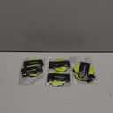 Arch Support Compression Sleeves, 3 Pairs, Cushioned Foot Relief for Plantar Fasciitis and Fallen Arches, Black/Green