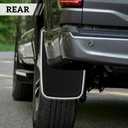 KEWISAUTO Fender Flares Guards for Ford F-150 2021-2024, Front & Rear Mud Flaps Splash Guards for 2021-2024 Ford F150 Without OEM Fender Flares Accessories, Replace #ML3Z-16A550-AA #ML3Z-16A550-BA