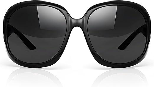 miyya Bug Eye Oversized Polarized Sunglasses Womens, Trendy Retro Sun Glasses for Women 2025, Oversized UV Protection Shades