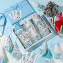 Peryiter 20 Set Christmas Nurse Gnomes Hanging Ornaments Gifts Blue and White Plush Santa Elf Christmas Appreciation Gifts for Nurse Doctor Coworker Staffs Team or Xmas Tree Home Office Decor