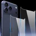 2 Pack Back Screen Protector for iPhone 17 Pro Max, Back Tempered Glass Protector, Anti-Scratch, Bare-Phone Touch Feeling for iPhone 17 Pro Max [6.9 inch]