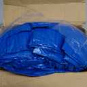 Inflatable Pool Cover for 120in x 72in Rectangle Swimming Pool, Rectangular Pool Covers, Built-in Elastic Dustproof Rainproof Foldable Above Ground Pool Cover (Blue, 120in x 72in)