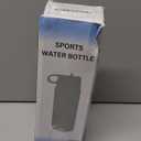 Soccer Water Bottles for Boys 18 oz and 100 PCS Soccer Stickers Sports Insulated Stainless Steel Water Bottle Accessories Stuff Gear Gifts For 8-12 12-14 Player