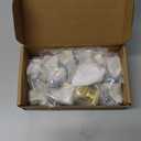 Amerdeco 10 Pack Brushed Gold Cabinet Knobs 1.2 Inch(30mm) Gold Kitchen Cabinet Knobs Dresser Knobs Drawer Knobs and Pulls for Bathroom Cabinets ZH0008