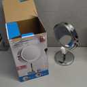 Lighted Free Standing Vanity Makeup Mirror for Bathroom Countertop, Chrome