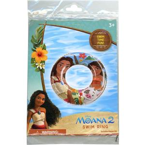 3 x Disney Moana 2 Character Inflatable Swimming Pool Float Ring 17.5 Inches