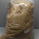 MUSSEL Velvet King Size Comforter Set 3 Pieces, Luxury Gold All Season Cozy Velvet Bedding Comforter Sets, Modern Striped Lightweight Fluffy Bedroom Sets