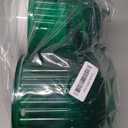 Melphoe 2 Pack Self Watering Hanging Planters Indoor Flower Pots, 6.5 Inch Outdoor Hanging Basket, Plant Hanger with 3Hooks Drainage Holes for Garden Home (Emerald)