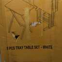 Casual Home 5pcs Tray Table Set - White (660-41)