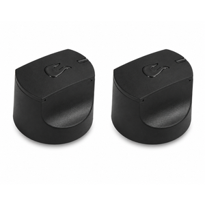 BBQration 2-Pack Grill Control Knobs for Charbroil Replacement Parts, Grill Knob Replacement Parts for Charbroil Performance Series 2-6 Burner Grill Replacement Accessories, Black