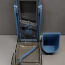 SupMaKin Upgrade Safe Mandoline Slicer Plus, Vegetable Chopper, Potato Slicer, Food Slicer Onion Chopper, Fry Cutter, Veggie Salad Dicer Kitchen Chopping Artifact Gifts (Blue)