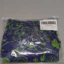 westwolf Mens Bathing Suits Fashion 2 in 1 Swimwear Hawaii Dinosaur Palm Leaves Compress Swim Trunks Men Vacation Dark Blue Bathing Suit Quick Dry Beach Board Shorts, M